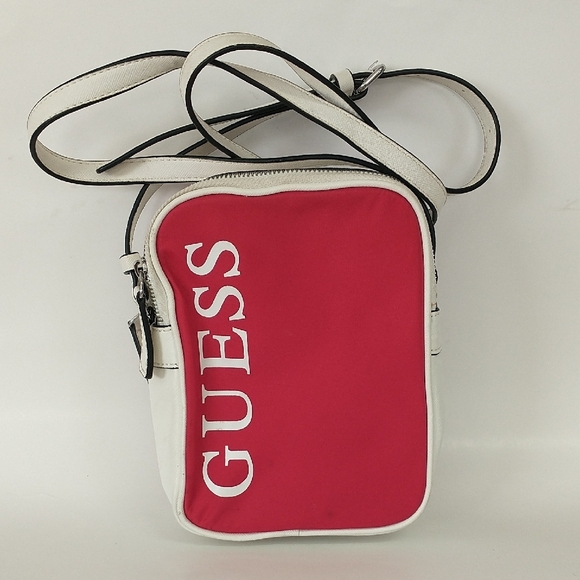 Guess White Monogram Crossbody Bag - Picture 6 of 10